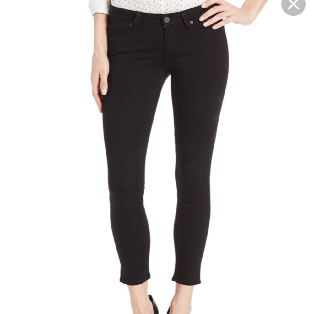 Paige verdugo crop jeans black